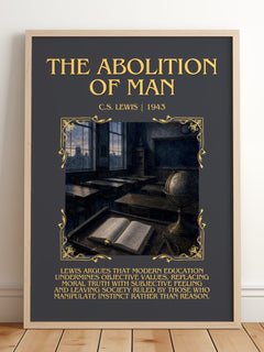 The Abolition Of Man Minimalist Book Poster by C.S. Lewis – image 2