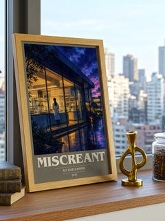 Miscreant book cover poster colour and style options – Ali Hazelwood book art