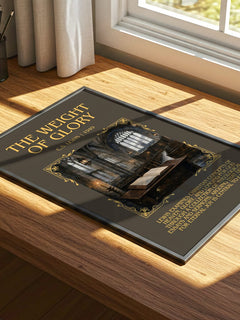 The Weight Of Glory Minimalist Book Poster by C.S. Lewis – image 4