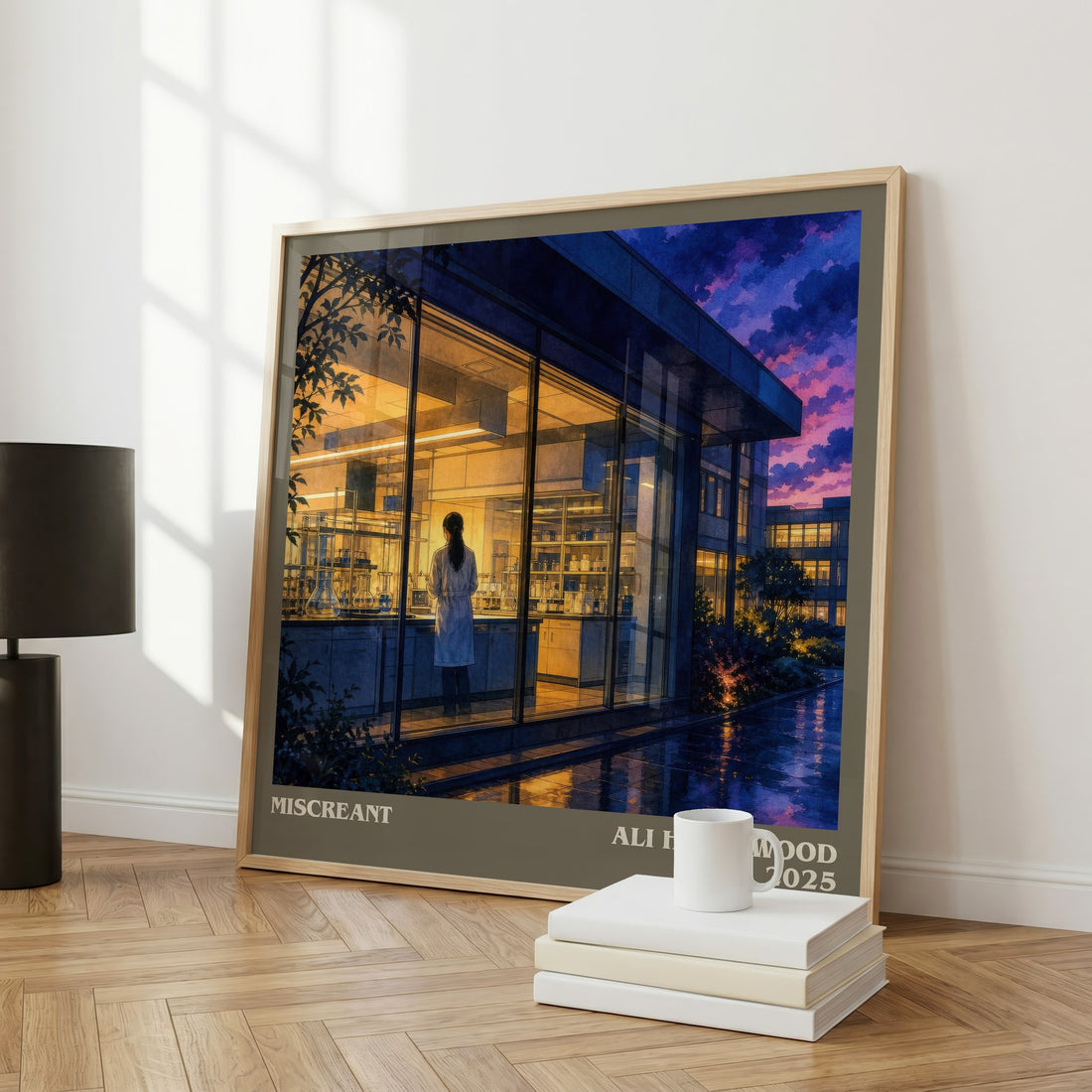 Miscreant literary art print colour and style options – Ali Hazelwood book art