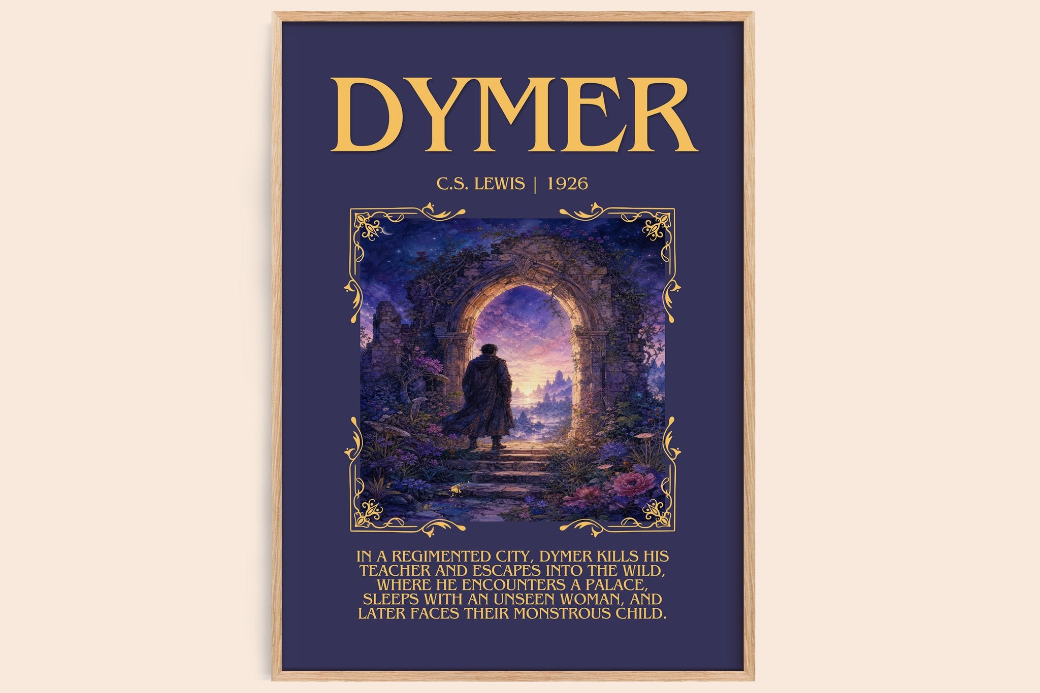 Dymer Minimalist Book Poster by C.S. Lewis