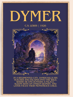 Dymer Minimalist Book Poster by C.S. Lewis – image 1