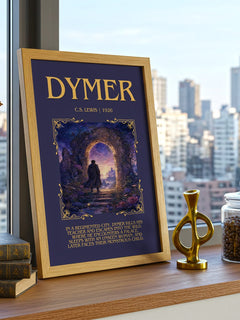 Dymer Minimalist Book Poster by C.S. Lewis – image 3