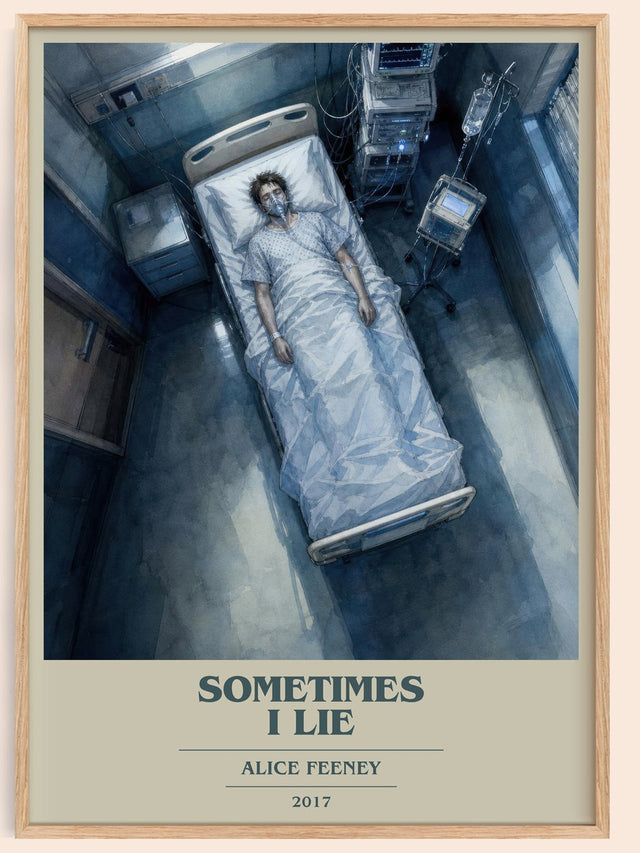 Sometimes I Lie Book Cover Poster by Alice Feeney
