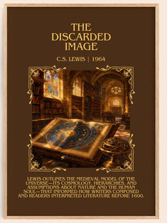 The Discarded Image Minimalist Book Poster by C.S. Lewis – image 1