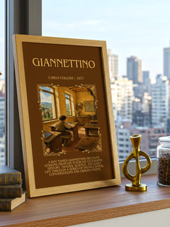 Giannettino Minimalist Book Poster by Carlo Collodi – image 3