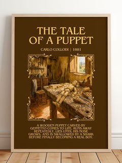 The Tale Of A Puppet Minimalist Book Poster by Carlo Collodi – image 2