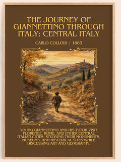 Journey Of Giannettino Through Italy: Central Italy Minimalist Book – image 1