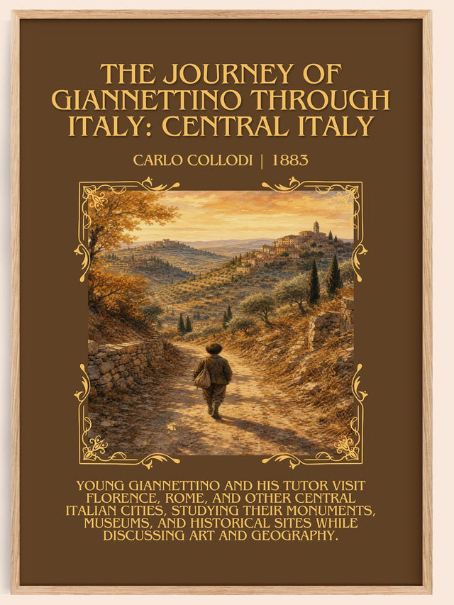 Journey Of Giannettino Through Italy: Central Italy Minimalist Book