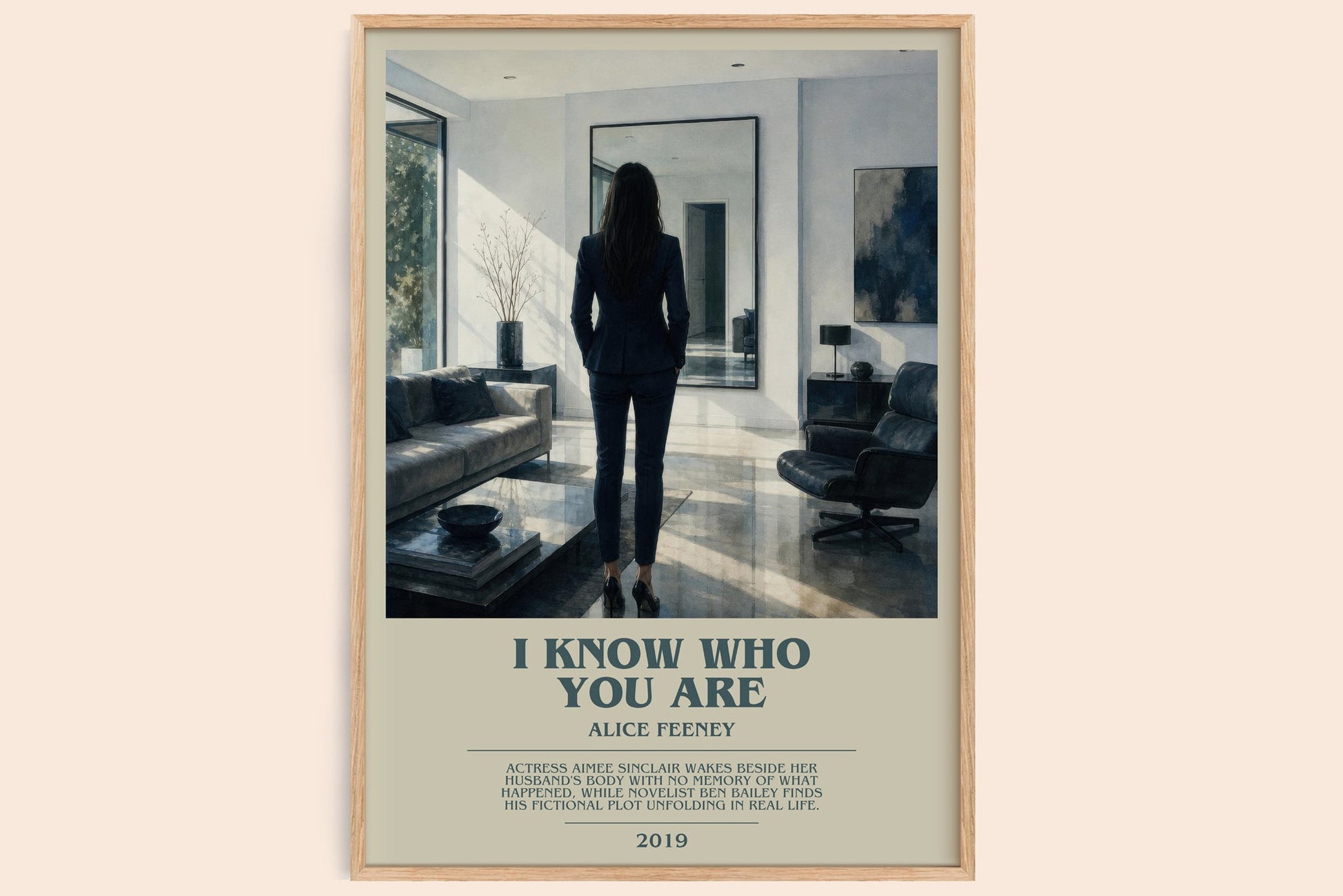 I Know Who You Are Bookish Wall Art by Alice Feeney