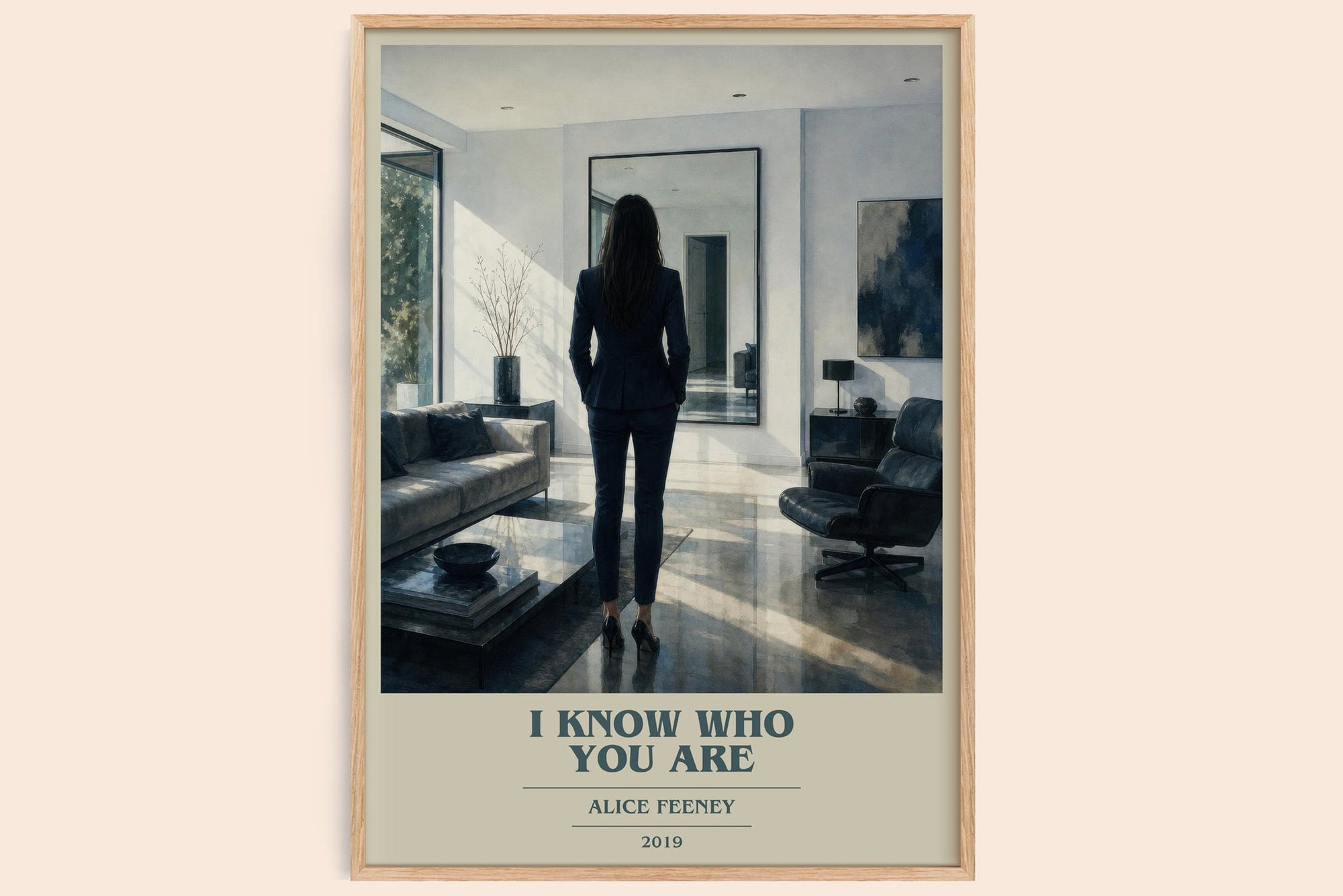 I Know Who You Are Book Cover Poster by Alice Feeney