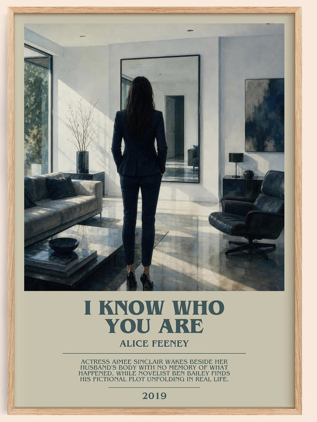 I Know Who You Are Bookish Wall Art by Alice Feeney