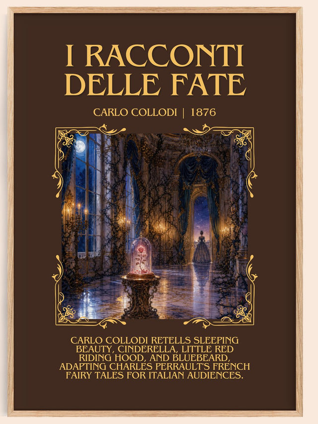 I Racconti Delle Fate Minimalist Book Poster by Carlo Collodi