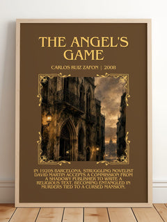 The Angel'S Game Minimalist Book Poster by Carlos Ruiz Zafón – image 2
