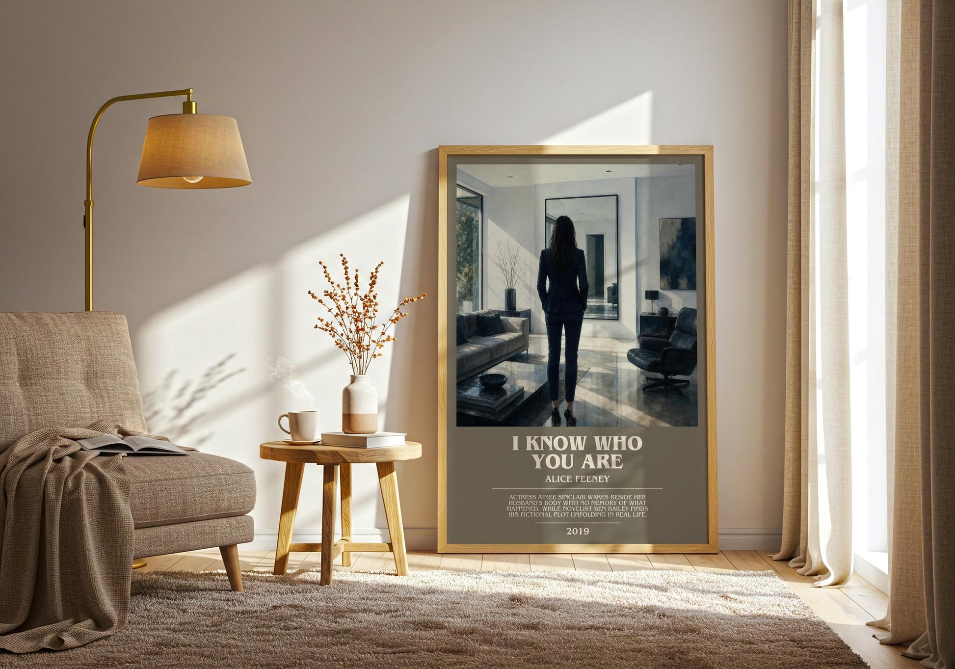 I Know Who You Are Bookish Wall Art by Alice Feeney