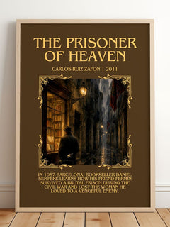 The Prisoner Of Heaven Minimalist Book Poster by Carlos Ruiz Zafón – image 2