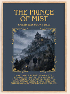 The Prince Of Mist Minimalist Book Poster by Carlos Ruiz Zafón – image 1