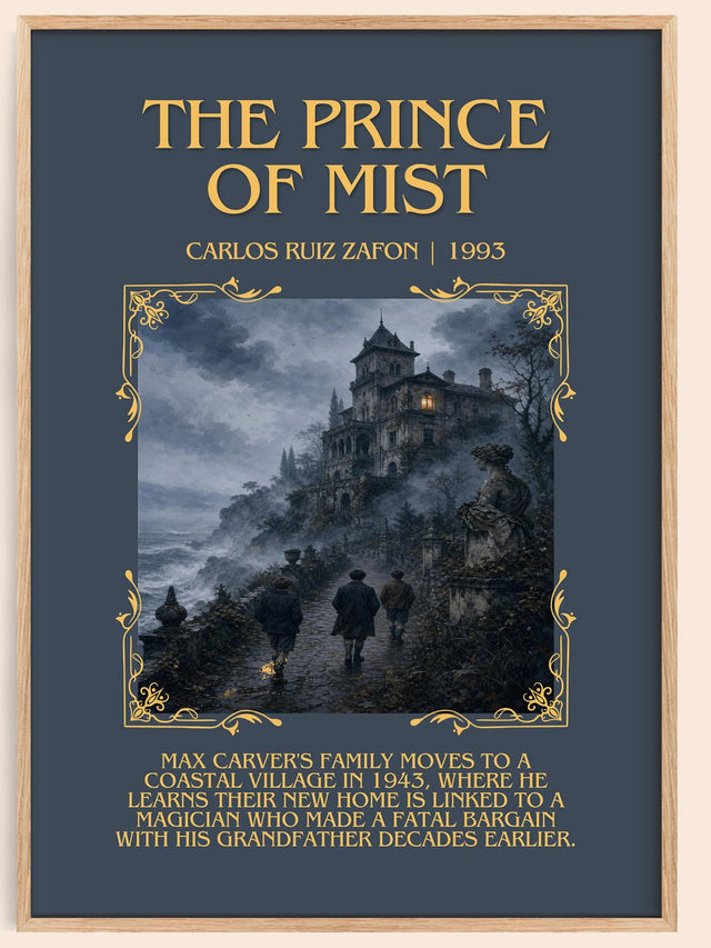 The Prince Of Mist Minimalist Book Poster by Carlos Ruiz Zafón