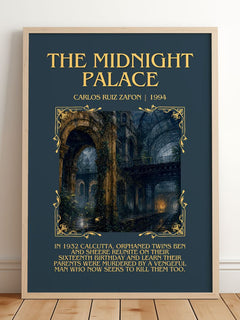 The Midnight Palace Minimalist Book Poster by Carlos Ruiz Zafón – image 2