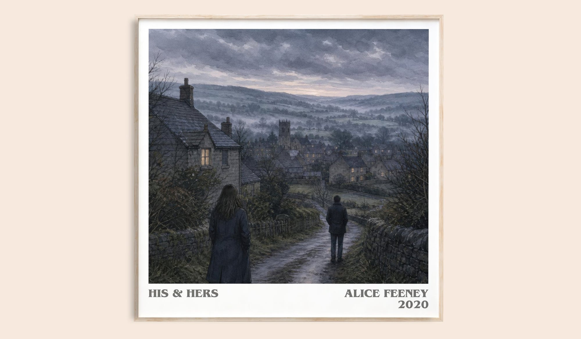 His & Hers Literary Art Print by Alice Feeney