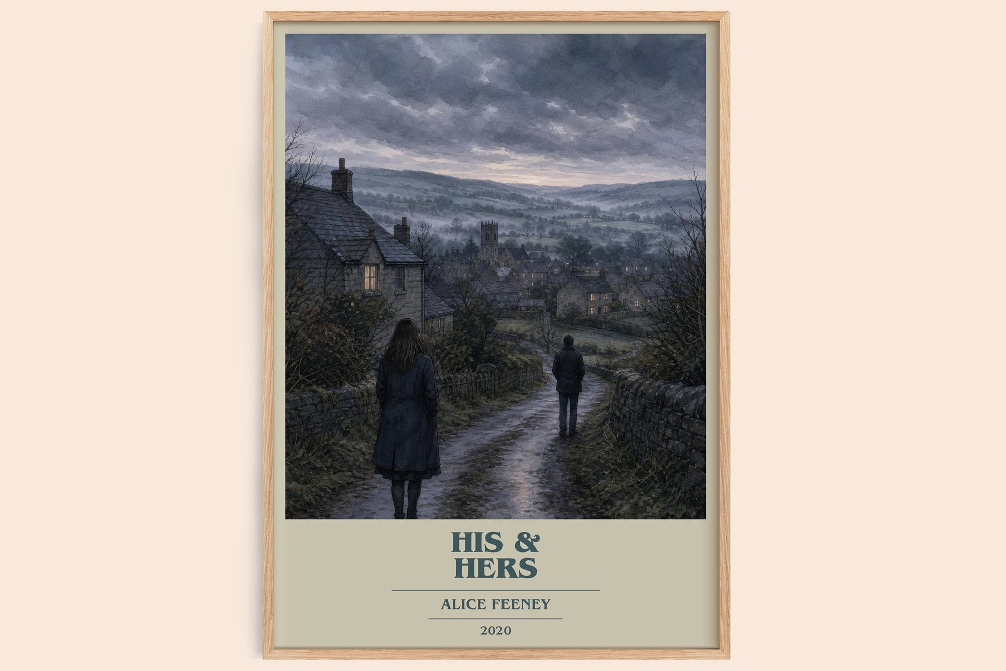 His & Hers Book Cover Poster by Alice Feeney