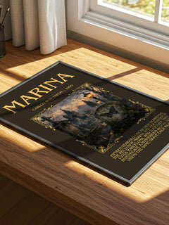 Marina Minimalist Book Poster by Carlos Ruiz Zafón – image 4
