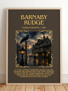 Barnaby Rudge Minimalist Book Poster by Charles Dickens – image 2