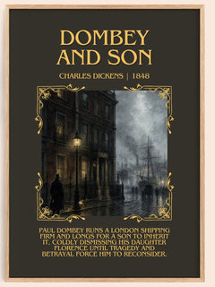 Dombey And Son Minimalist Book Poster by Charles Dickens – image 1