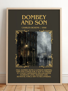 Dombey And Son Minimalist Book Poster by Charles Dickens – image 2