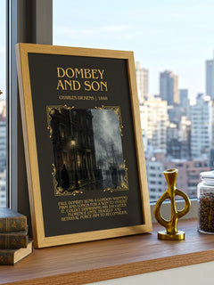 Dombey And Son Minimalist Book Poster by Charles Dickens – image 3