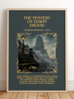 The Mystery Of Edwin Drood Minimalist Book Poster by Charles Dickens – image 2