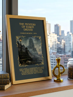 The Mystery Of Edwin Drood Minimalist Book Poster by Charles Dickens – image 3