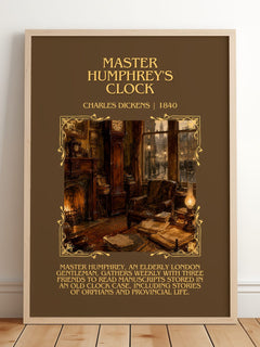 Master Humphrey'S Clock Minimalist Book Poster by Charles Dickens – image 2