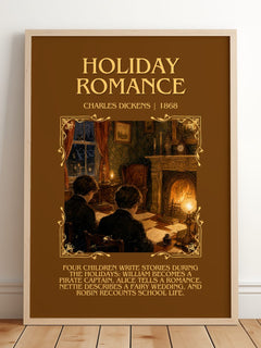 Holiday Romance Minimalist Book Poster by Charles Dickens – image 2