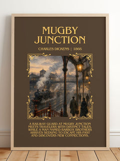 Mugby Junction Minimalist Book Poster by Charles Dickens – image 2