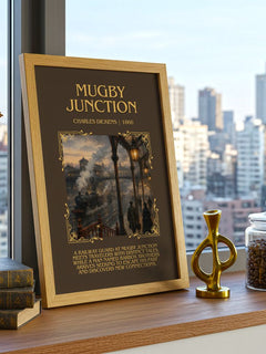 Mugby Junction Minimalist Book Poster by Charles Dickens – image 3