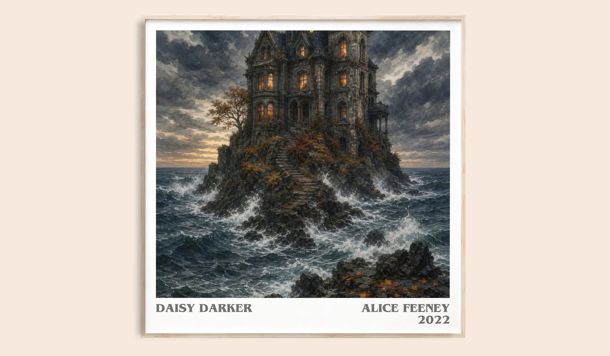 Daisy Darker Literary Art Print by Alice Feeney