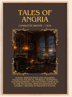 Tales Of Angria Minimalist Book Poster by Charlotte Brontë – image 1