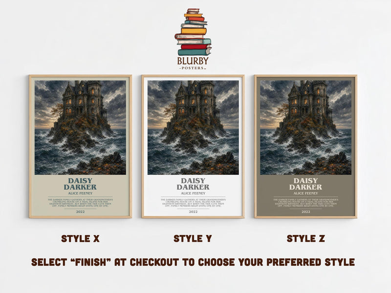 Daisy Darker Bookish Wall Art by Alice Feeney