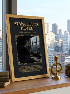 Stancliffe'S Hotel Minimalist Book Poster by Charlotte Brontë – image 3