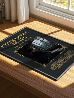 Stancliffe'S Hotel Minimalist Book Poster by Charlotte Brontë – image 4