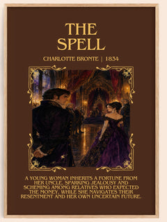 The Spell Minimalist Book Poster by Charlotte Brontë – image 1