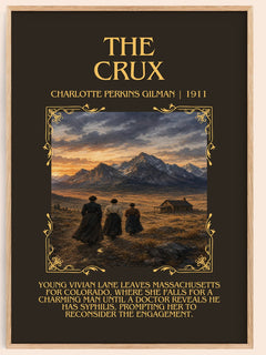 The Crux Minimalist Book Poster by Charlotte Perkins Gilman – image 1