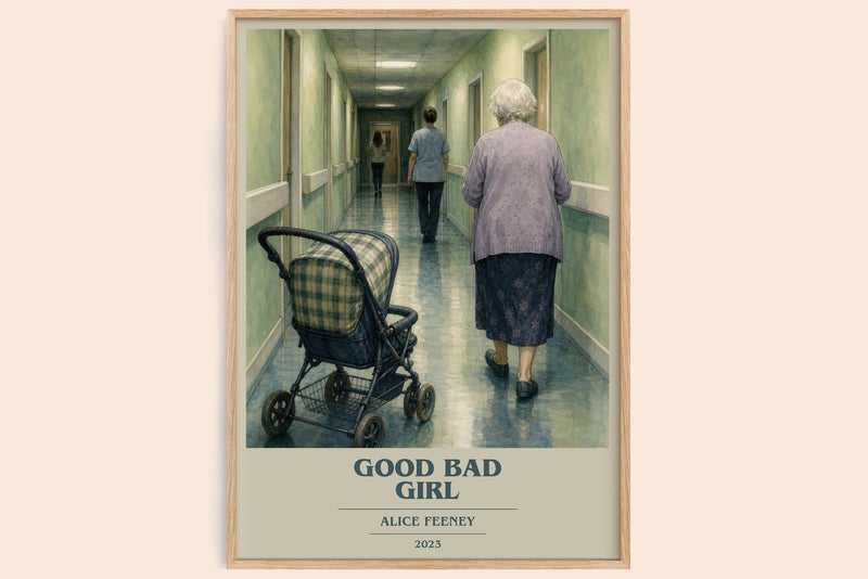 Good Bad Girl Book Cover Poster by Alice Feeney