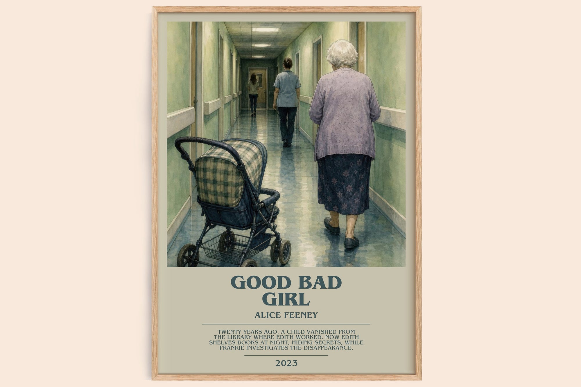 Good Bad Girl Bookish Wall Art by Alice Feeney
