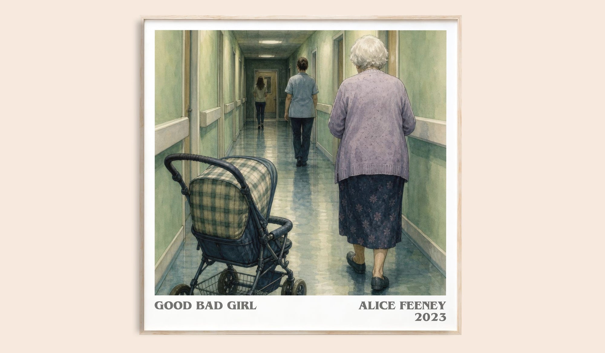 Good Bad Girl Literary Art Print by Alice Feeney
