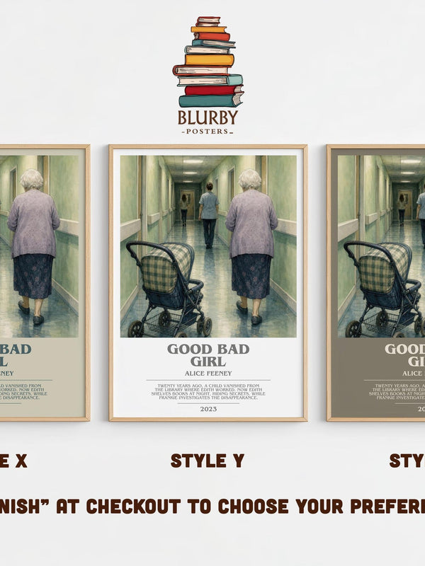 Good Bad Girl Bookish Wall Art by Alice Feeney