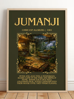 Jumanji Minimalist Book Poster by Chris Van Allsburg – image 2