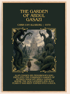Garden Of Abdul Gasazi Minimalist Book Poster by Chris Van Allsburg – image 1