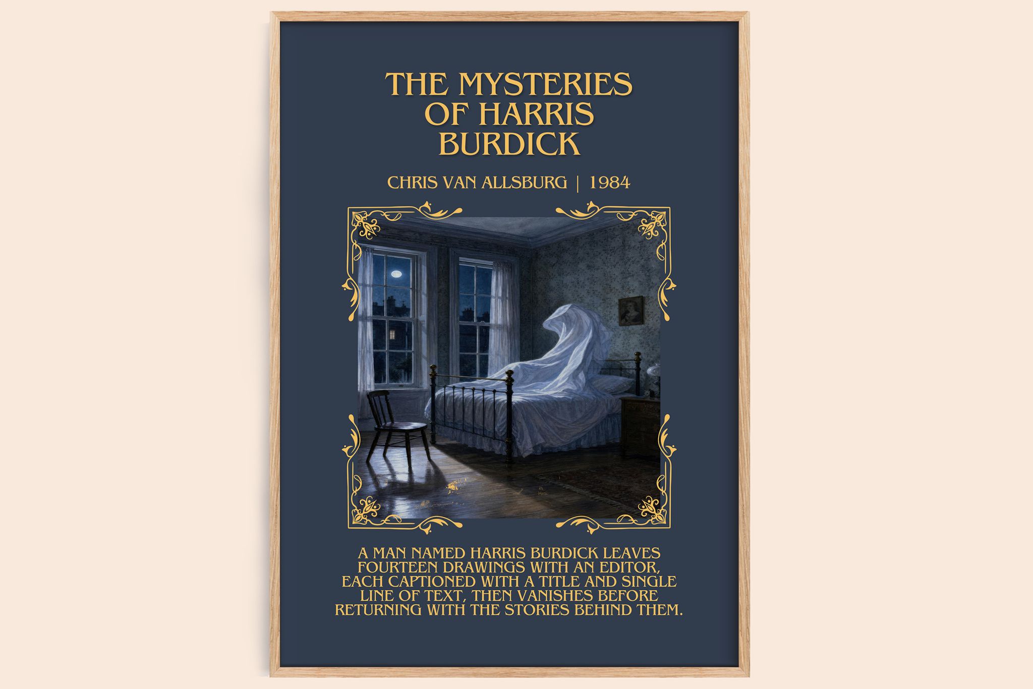 Mysteries Of Harris Burdick Minimalist Book Poster by C. Allsburg